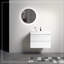 Meuble-lavabo flottant mural avec lavabo une pièce sans bonde ni robinet