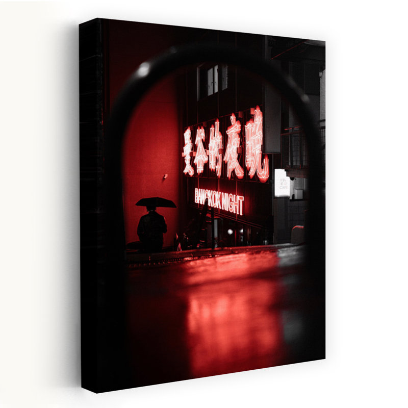 Shibuya, art mural contemporain abstrait, H 24 po x l 16 po