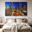 «Charlotte Night Skyline» sur toile-540323552