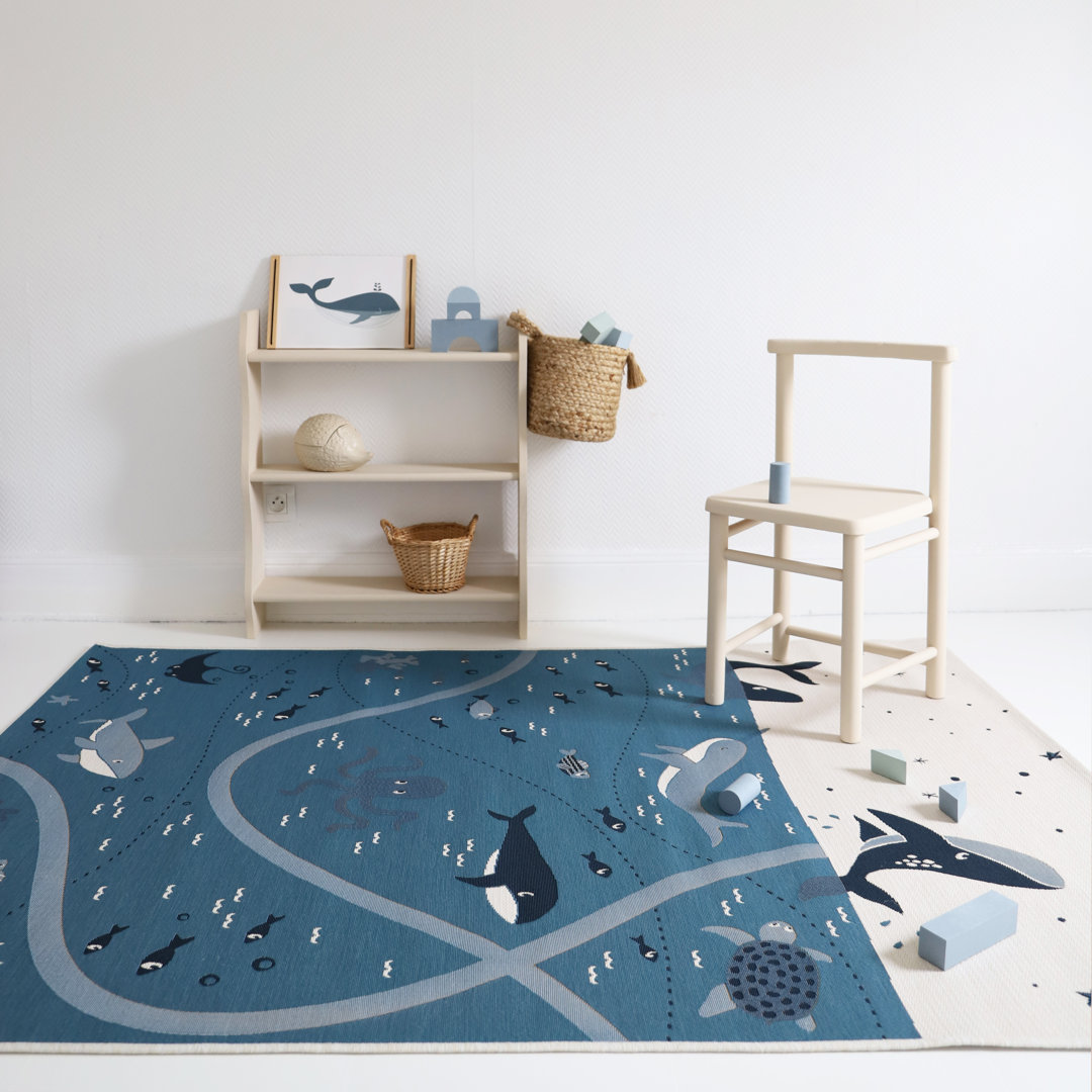 Vosgan PLAYRUG LITTLE DEEP BLUE