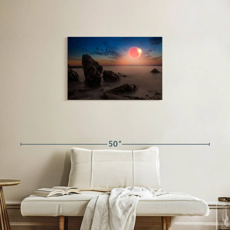 Gillard Solar Eclipse Gillard Scene, 20" H x 30" W