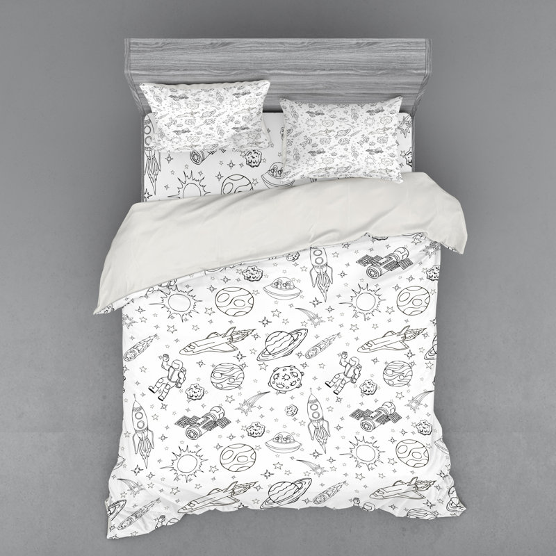 Nursery Quilt Set, Queen Duvet Cover + 3 Additional Pieces