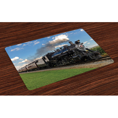 Conrad Steam Engine Countryside Train Placemat
