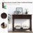 Daisy Series Console Table Traditional Design with Two Drawers and Bottom Shelf-1154262240