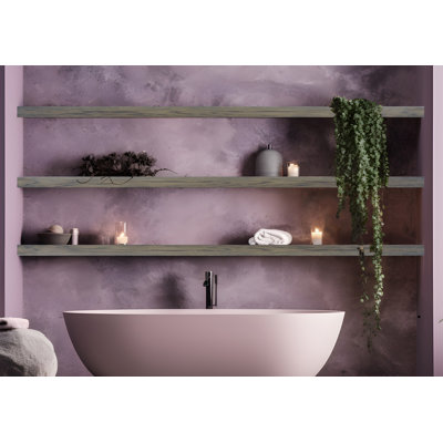 3 Piece Oak Floating Shelf