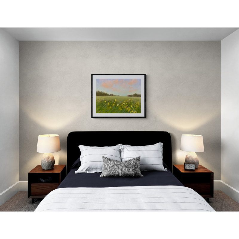 Walking On Sunshine Print by Dina Gardner, Black Framed Paper, 16" H x 20" W