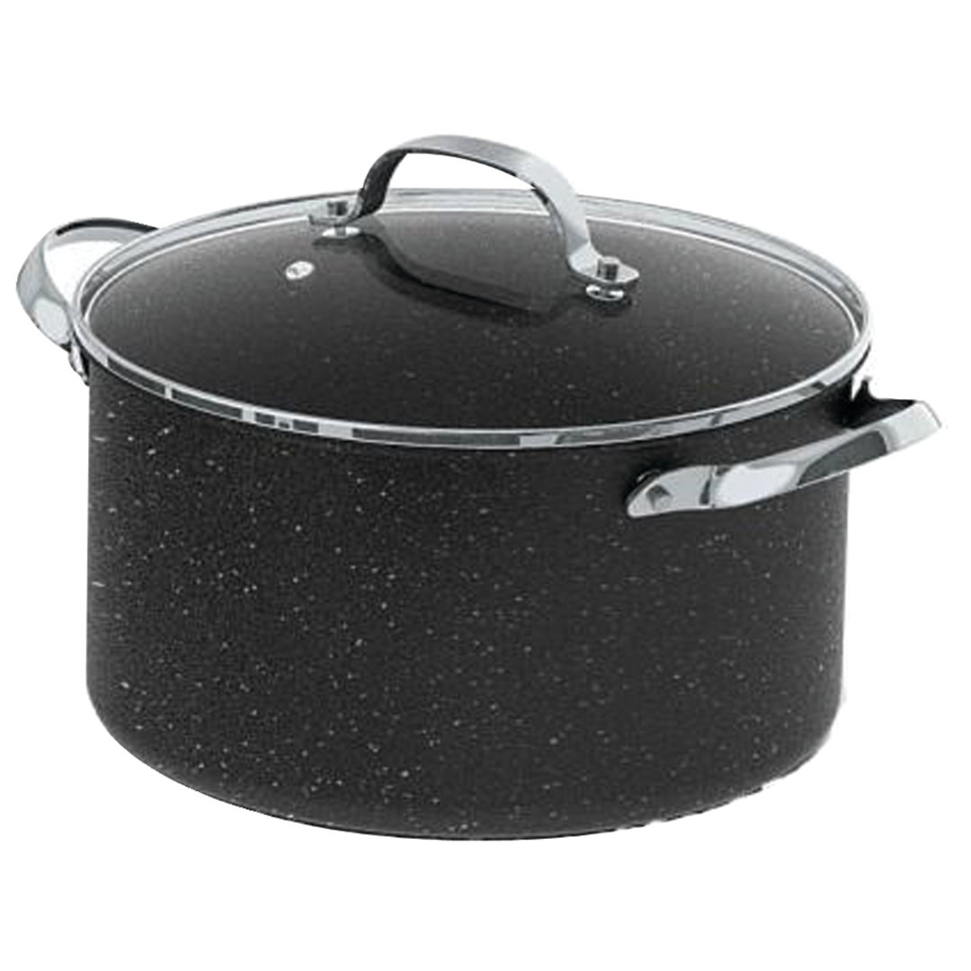 Starfrit The Rock 6 Quarts Non-Stick Aluminum Stock Pot Starfrit