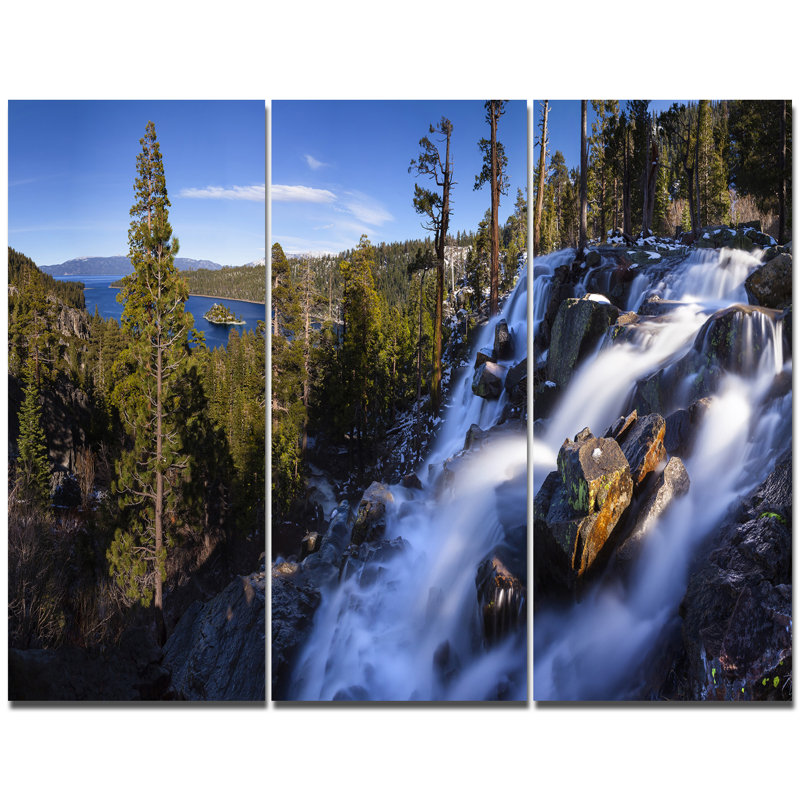 « eagle diémeraude bay lake tahoe », reproduction de photo à multiples images sur toile