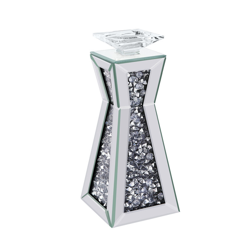 Chandelles en verre Yother, H 13 po x l 5 po x P 5 po