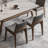 Shiny Rock Board Rectangular Dining Table-106616713