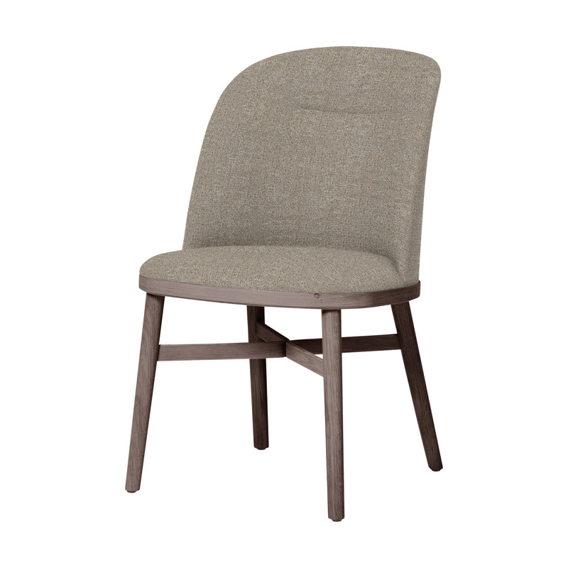 Bund 18'' H Upholstered Dining Chair, Natural Oak, Medley 61002