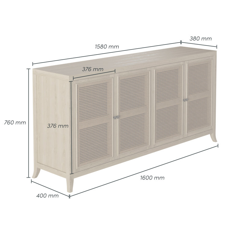 Alzbetka 160cm Sideboard