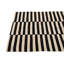 Tapis noir et blanc Ousley