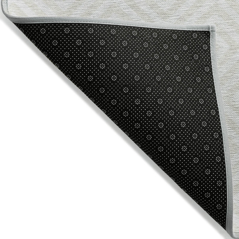 Tapis intérieur / extérieur lavable 8 pi x 10 pi ivoire et beige