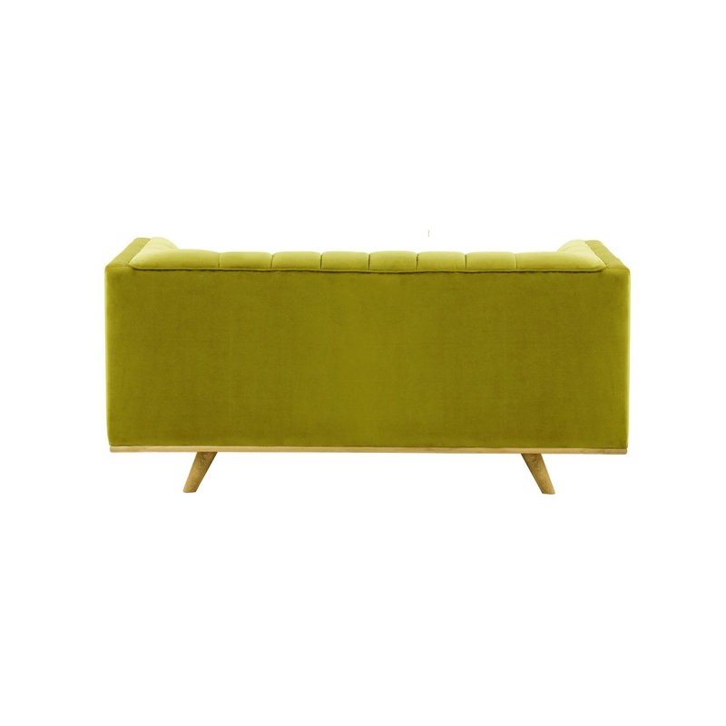 Afsheen 2-Seater Velvet Sofa, 2, Green