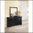 Louis Philippe III Black Finish Dresser-1701499010