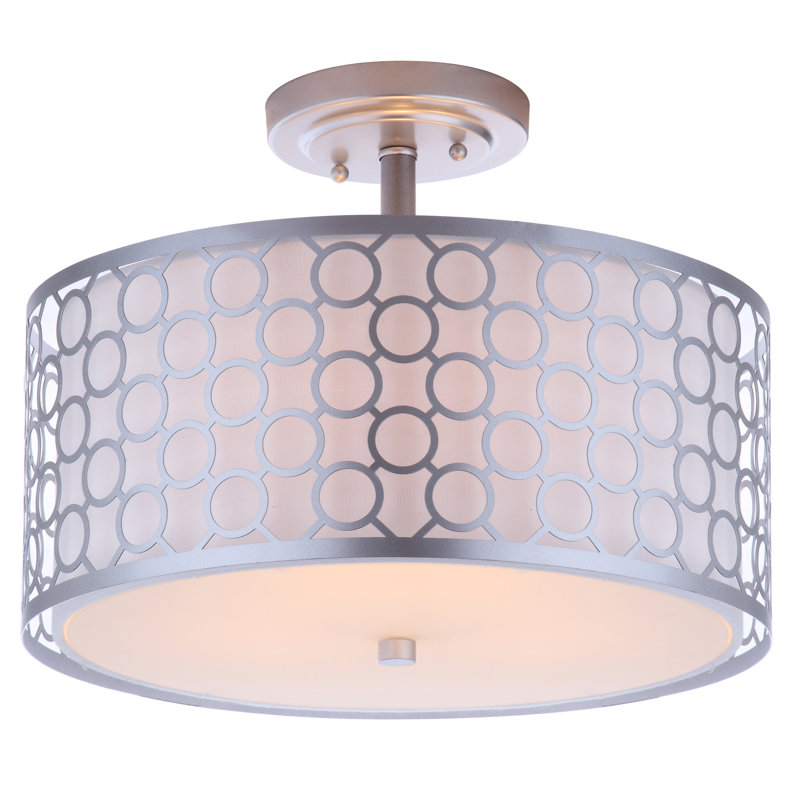 Torpoint Semi Flush Mount, Chrome
