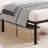 14 Inch Queen Metal Platform Bed Frame with Under-Bed Storage, Heavy Duty, No Box Spring, Black-321570071-321570067