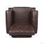 CLUB CHAIR, chaise en similicuir