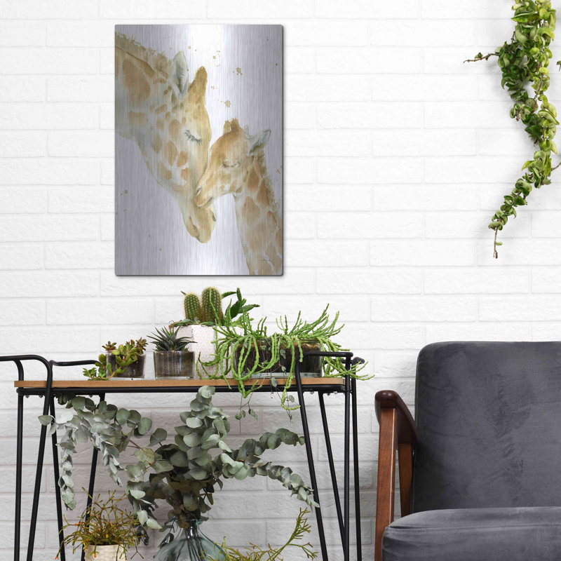 «Giraffe Love» par Katrina Pete, H 16 po x l 12 po