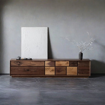 Design sense solid wood TV cabinet
