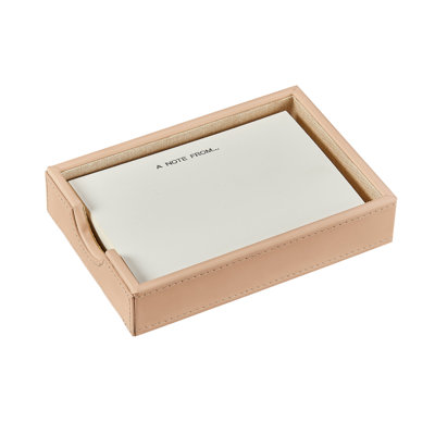 Leather Memo Tray