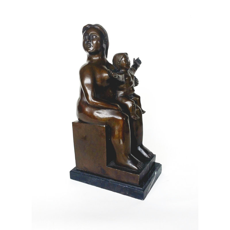 Figurine maman et enfant diweight Mahan