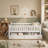 Twin Size Wood Kids Bed With Guardrail And 2 Drawers-67899049