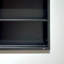 Armoire à pharmacie 26 po x 30 po à fixation murale ou encastrée en métal noir avec miroir
