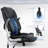 Alira Mid-Back Ergonomic Office Chair - PU Leather Executive Chair with Adjustable Lumbar Support, Flip-Up Armrests & Height Adjustment, Rolling Swivel Chair for Home Office-745018848