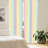 Pinstripe Striped Semi-Sheer Rod Pocket Curtain Panels-45993718