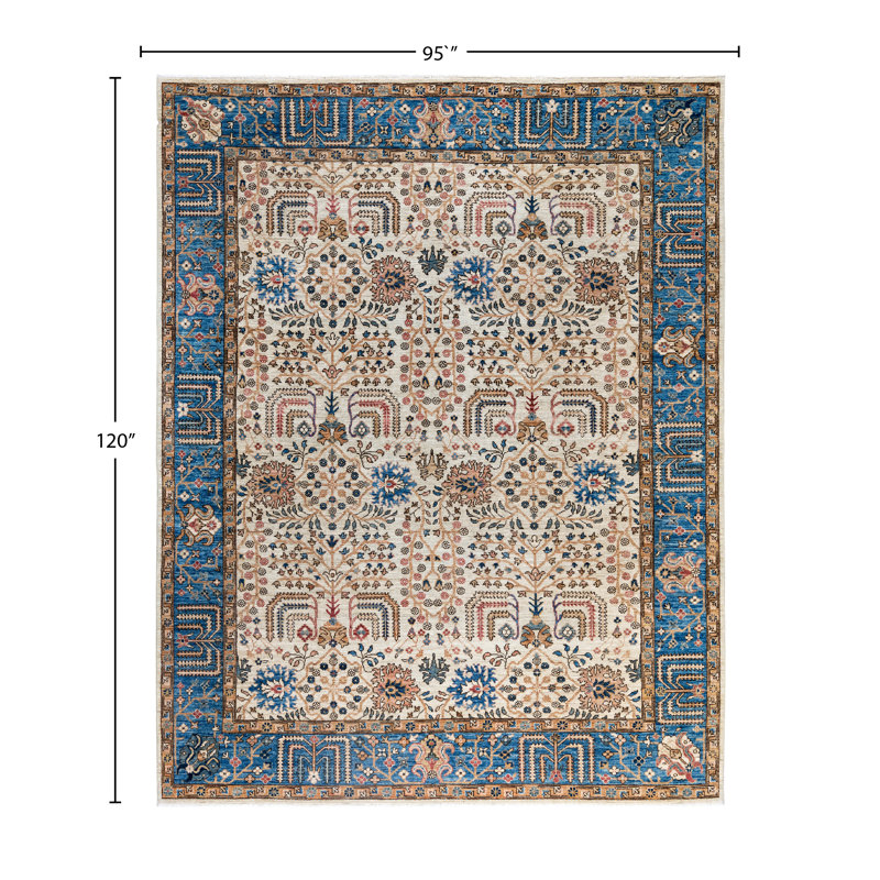 Serapi One-of-a-Kind 7' 11" X 10' 0" Hand Knotted Area Rug