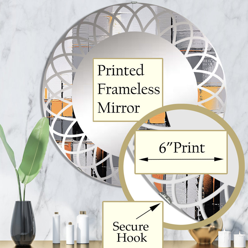 Zenayah Circle Mirror, 32" x 32"