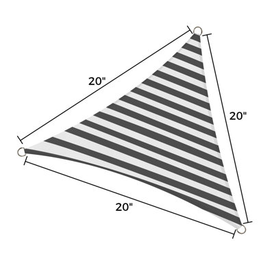 14" Triangle Shade Sail