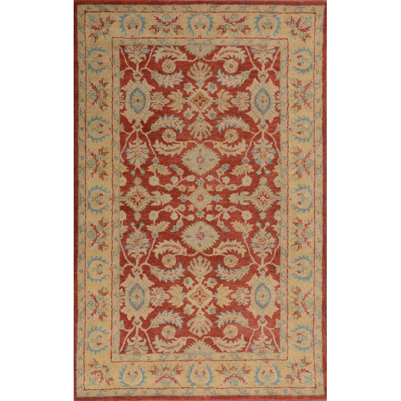 Mirfield Wool Oriental Indoor Rug, Rectangle 5' x 8'