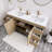 Spring 60" Double Sink Bathroom Vanity