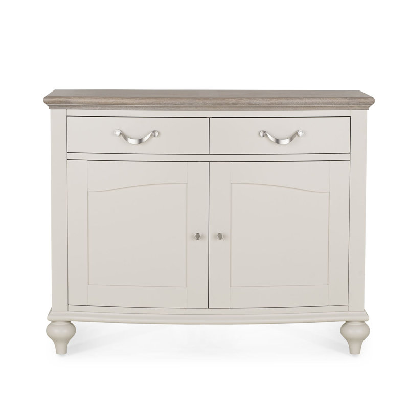 Dimas 109cm Sideboard, Soft Grey/Grey Washed Oak