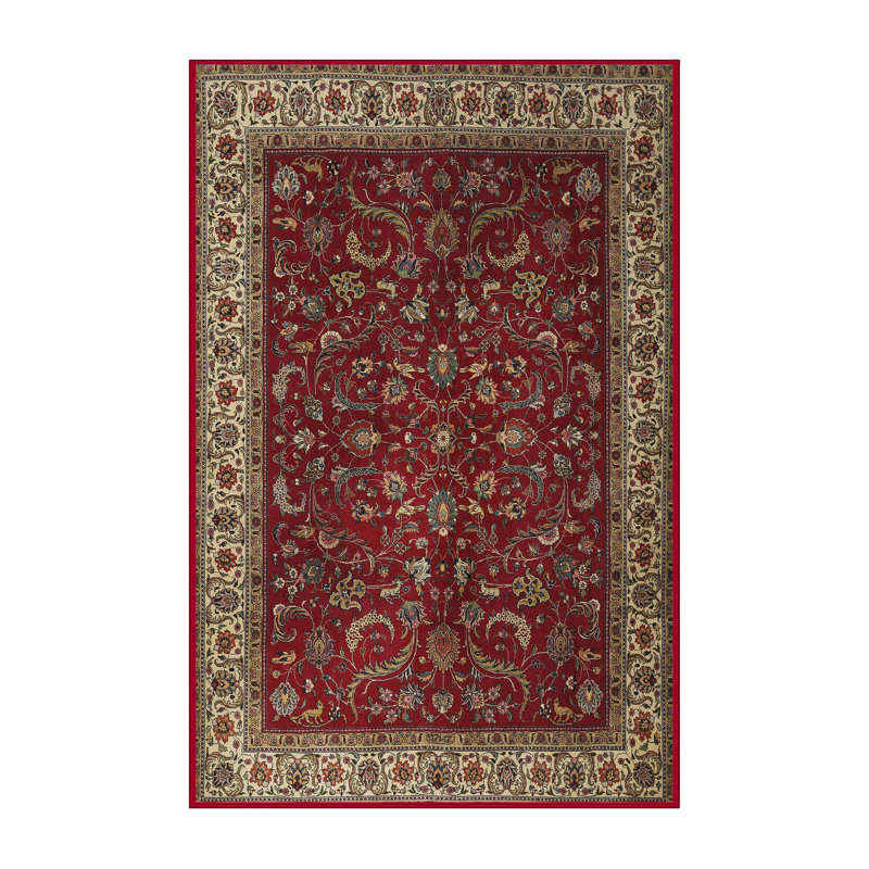 Tapis oriental rouge Reanna, Rectangle 5 pi x 8 pi