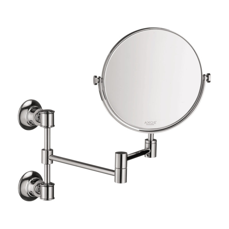 Montreux Flat Metal Wall Mirror, Chrome