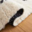 Tapis rayé en laine / coton tissé à la main Franchezca-72749139