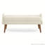 Banc de salon en tissu bouclé-108834649