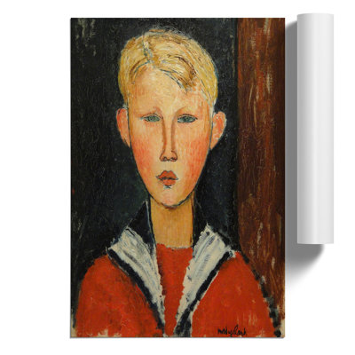 The Blue-Eyed Boy - No Frame Print