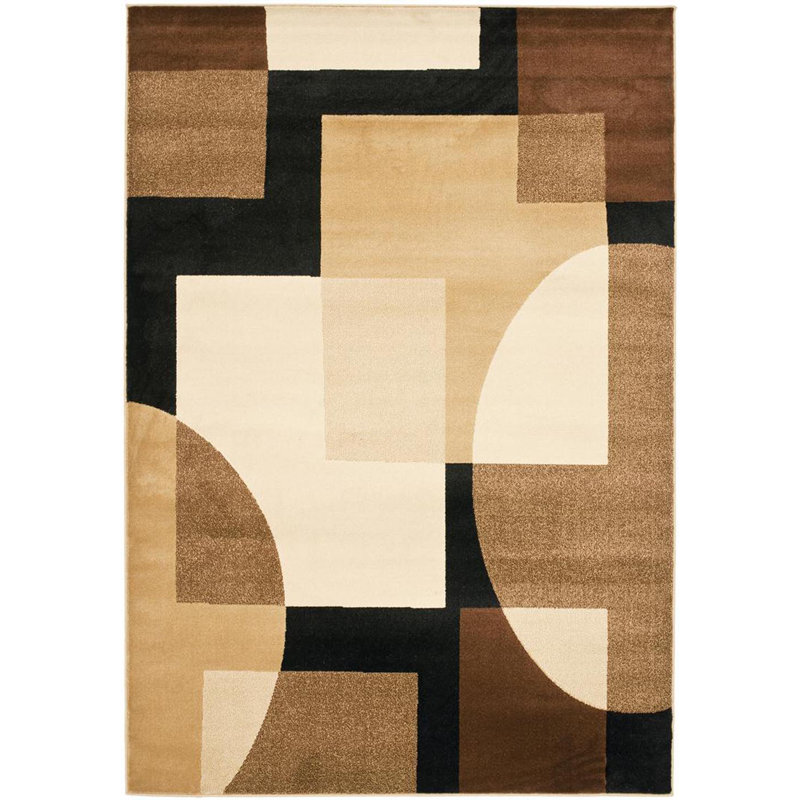 Charis Performance Abstract Rug, Rectangle 5'3" x 7'7"