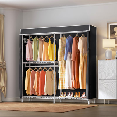 VIPEK V4C Heavy Duty Coverd Clothes Rack, Clothing Rack with Cover