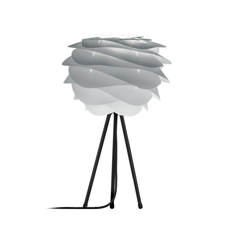 Lampe de table à trépied 19 "Carmina, Noir, Blanc