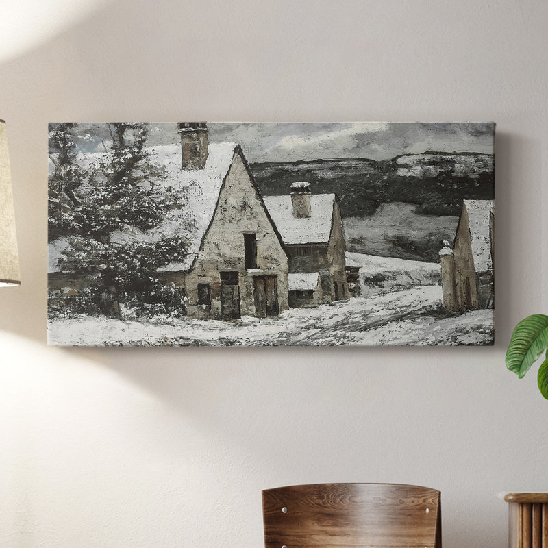 Série paysage - CMLI - Toile tendue avec châssis - Prêt à accrocher, H 16 po x l 32 po