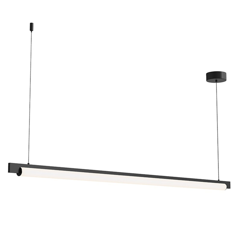 Keel Modern Indoor/Outdoor LED Pendant in Satin Black