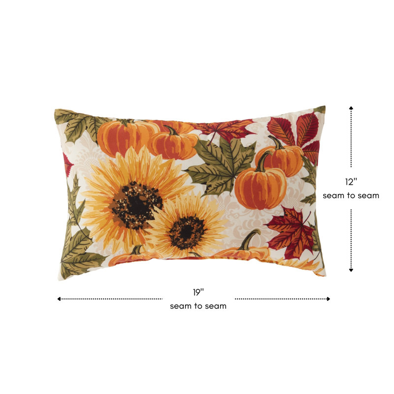 Henrich Indoor/Outdoor Striped Lumbar Pillow, Marisol