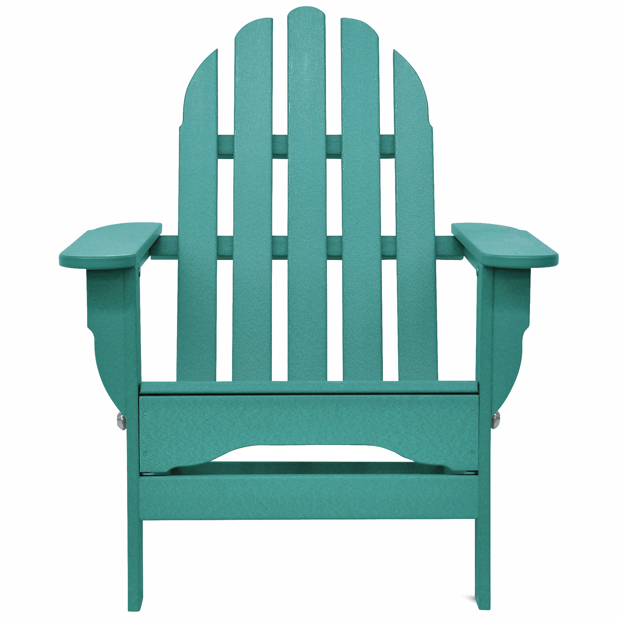 Leighton Plastic Folding Adirondack Chair, Aruba