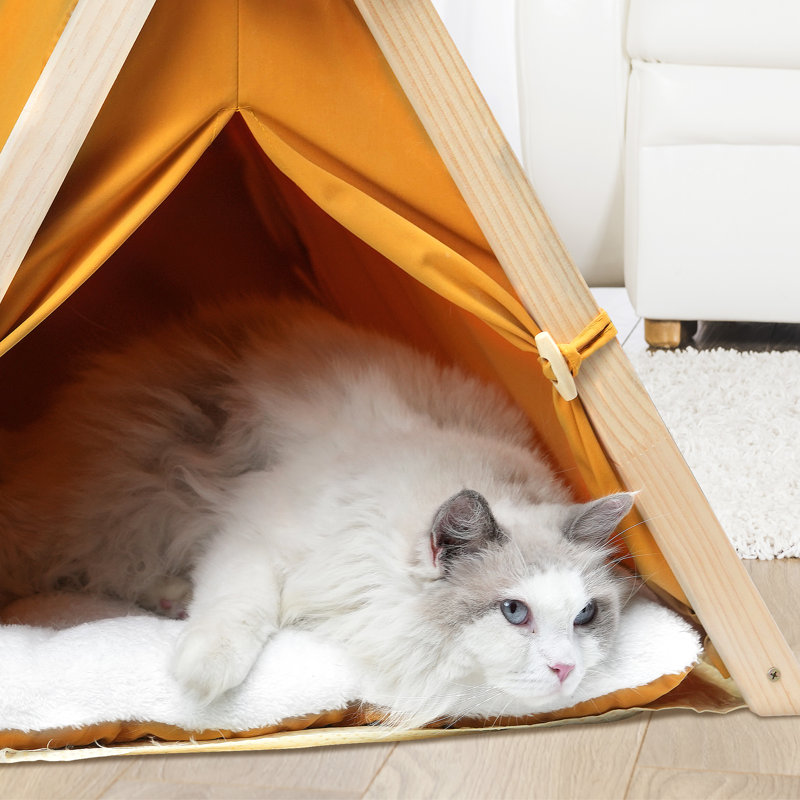 Lit pour chat Brylan, Orange